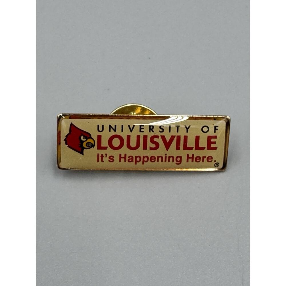 Vintage University of Louisville It's‎ Happening Here Lapel Pin